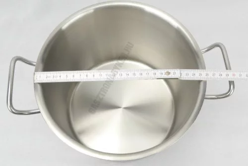 Fazék 9 l, 24 cm átm., rozsdamentes, Kayalar