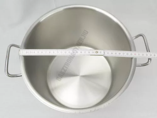 Fazék 17 l, 28 cm átmérő, rozsdamentes, Kayalar