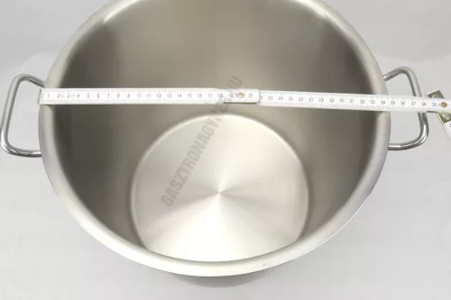 Fazék 26 l, 32 cm átm, rozsdamentes, Kayalar