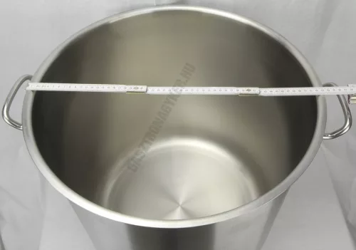 Fazék 98 l, 50 cm átm., rozsdamentes, nem indukciós, Kayalar
