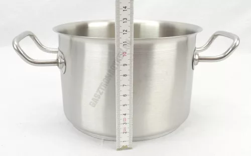 Magas lábas 2,2 liter 16×11 cm rozsdamentes, Kayalar