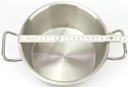 Magas lábas 3 liter átm.,18 cm rozsdamentes, Kayalar