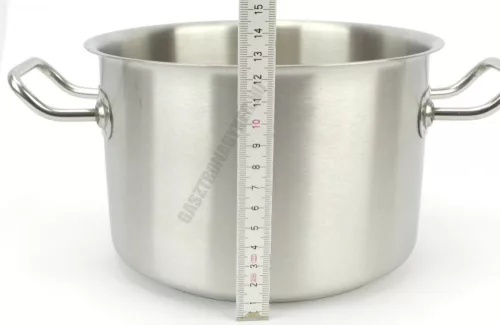 Magas lábas 3 liter átm.,18 cm rozsdamentes, Kayalar