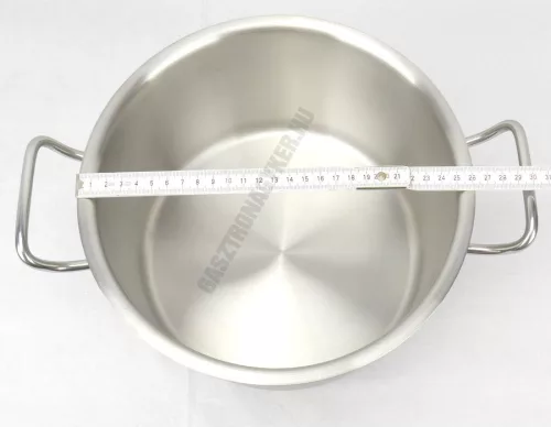 Magas lábas 7 literes 24 cm átm., rozsdamentes, Kayalar
