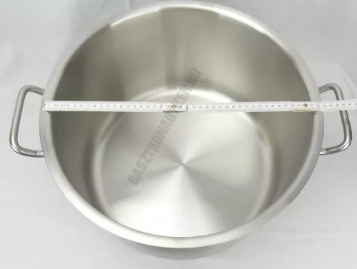 Magas lábas, 29 liter 40 cm átm., rozsdamentes, Kayalar