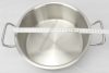 Alacsony lábas 4,5 literes 24×10 cm, rozsdamentes, Kayalar