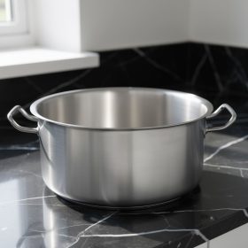 Alacsony lábas 12 liter 32×15 cm, rozsdamentes, Kayalar