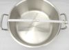 Alacsony lábas 17 liter 35×17 cm, rozsdamentes, Kayalar