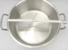 Alacsony lábas 17 liter 35×17 cm, rozsdamentes, Kayalar