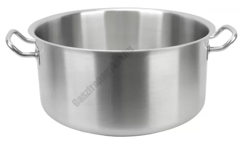 Alacsony lábas 25 literes 40×20 cm, rozsdamentes, Kayalar