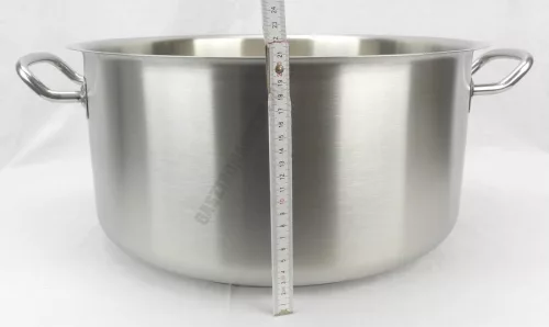 Alacsony lábas 25 literes 40×20 cm, rozsdamentes, Kayalar