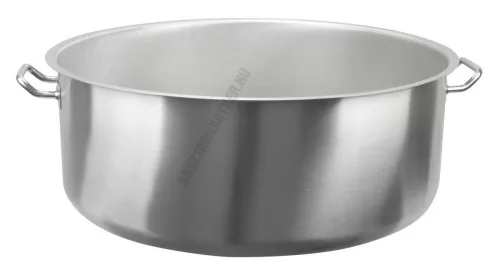 Alacsony lábas 83 liter 65×25 cm, rozsdamentes