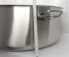 Alacsony lábas 83 liter 65×25 cm, rozsdamentes
