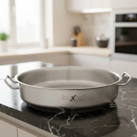 Bécsiszelet-sütő, 45 cm, rozsdamentes, Kayalar