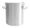 Rozsdamentes duplafalú ételszállító badella, 28 liter, 35×35 cm