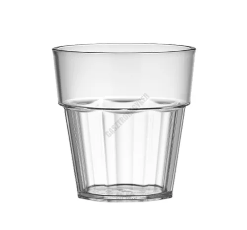 Polikarbonát pohár, 250 ml, átlátszó, (törhetetlen) Casablanca