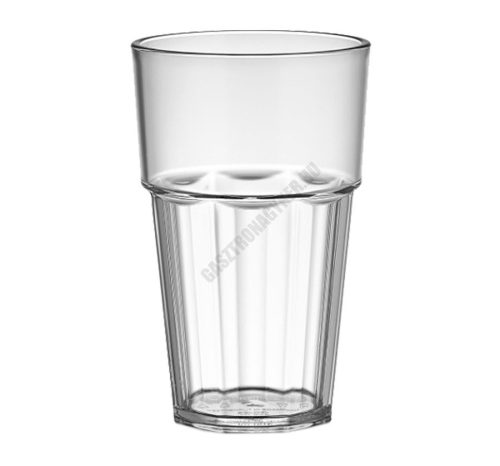 Polikarbonát pohár, 300 ml, átlátszó, Kasablanka
