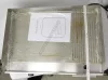 Elektromos rostlap 2/3 rész sima, 1/3 rész bordázott 64×45×25
