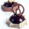 Díszítő csokoládéforma (20-D021), 6x3 adag, polikarbonát