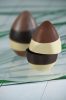 Húsvéti csokoládéforma (20-U1011), nagy vágott tojás, műanyag