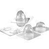 Húsvéti csokoládéforma (20U3D02), tojás, 115x185 mm, 2 adag, műanyag