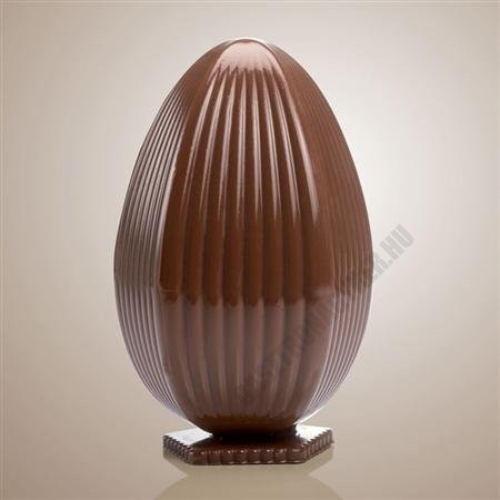 Húsvéti csokoládéforma (20U3D03), tojás, 120x185 mm, 2 adag, műanyag