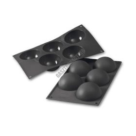 Szilikon sütőforma, félgömb, 5 adag, 300×175 mm