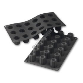   Szilikon sütőforma, Canelé Bordelais, 18 adag, 300×175 mm