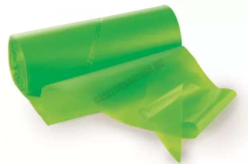 Habzsák, zöld, csúszásmentes, 65 cm-es eldobható, 100 db/csomag