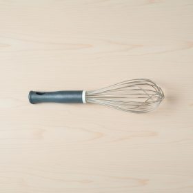 Habverő 12 szálas, 35 cm, kék műanyag fogó