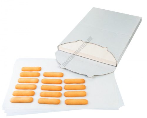 Sütőpapír, 60×40 cm, szilikon, 500 db/csomag