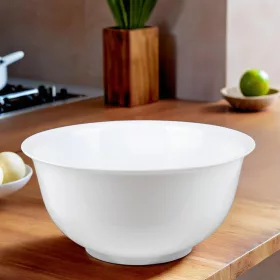 Keverőtál, prémium, 8 liter, 32 cm, fehér polipropilén