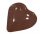 Valentin napi csokoládéforma (90-1004), nagy szív, 18 adag, műanyag
