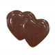 Valentin napi csokoládéforma (90-1015), dupla szív, 11 adag, műanyag