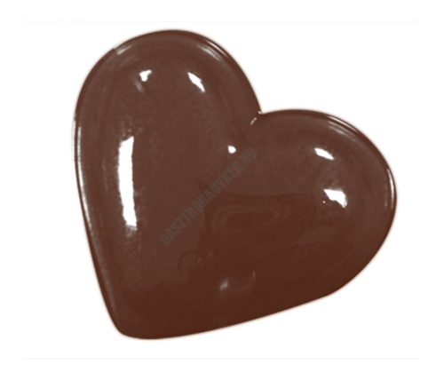 Valentin napi csokoládéforma (90-1027), szív, 14 adag, műanyag
