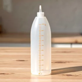 Szirupadagoló mércés flakon, 1000 ml
