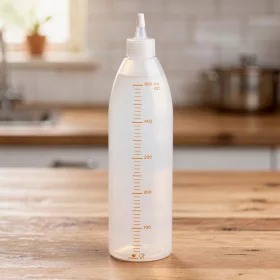 Szirupadagoló mércés flakon, 500 ml
