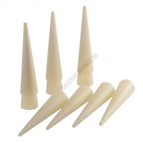 Cannoli kúpos forma, 30×120 mm, műanyag, 10 db/csomag