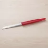 Kenyérmintázó kés, egyenes penge, 9 cm, piros nyél