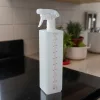 Szirupadagoló mércés flakon szórófejjel, 7×7×30 cm, 1 liter