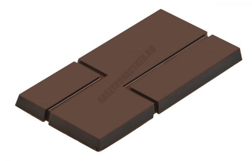 Táblás csokoládéforma (MA1807), 3 adag, polikarbonát