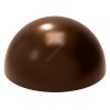 Bonbon csokoládéforma (MA5002), 100 mm félgömb, 2 adag, polikarbonát