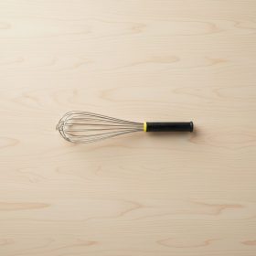   Habverő, prémium, 8 szálas, 30 cm, fekete műanyag fogóval