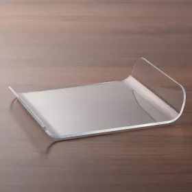 Süteménykínáló, szögletes, átlátszó, 100 db/csomag