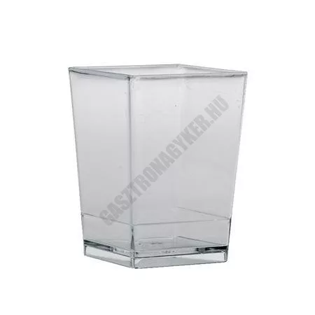 Pohárkrém-desszert tégely, Square, 120 ml, 100 db