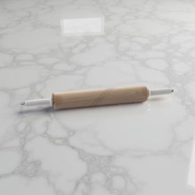   Nyújtófa csapágyas műanyag nyéllel, hasznos felület: 45 cm átmérő: 8 cm