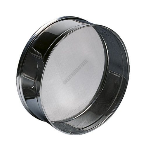 Lisztszita, átmérő: 24 cm, hálószem. 0,5 mm, rozsdamentes