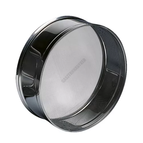Lisztszita, átmérő: 24 cm, hálószem. 0,5 mm, rozsdamentes