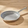 Rozsdamentes serpenyő, 26 cm, kerámia tapadásmentes bevonat, indukciós, Pensofal