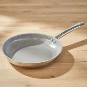   Rozsdamentes serpenyő, 26 cm, kerámia tapadásmentes bevonat, indukciós, Pensofal